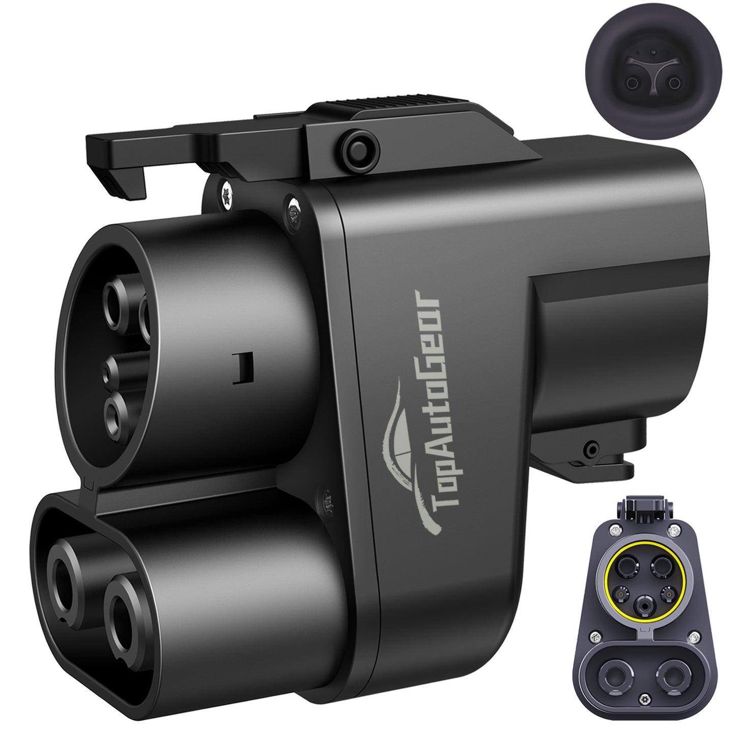 Tesla Charger Adapter,NACS to CCS Adapter for EV Charging at Tesla Supercharger Stations - Fast DC Charging Tesla to CCS Adapter for Ford,Rivian,GM,Volvo,Polestar and Nissan EVs