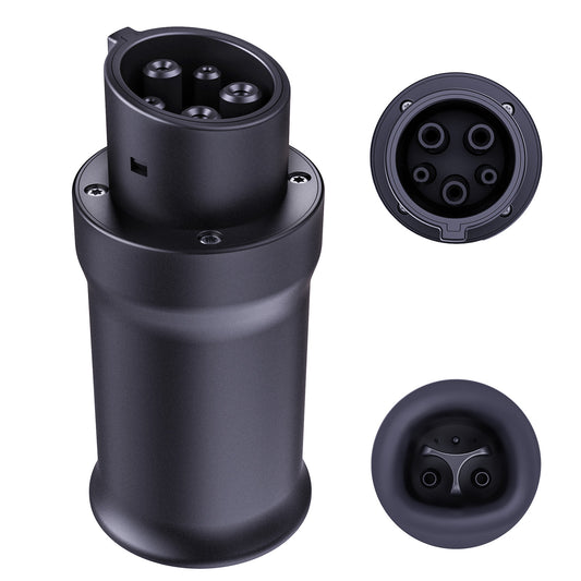 Tesla to J1772 Adapter, NACS Charging Adapter (Max 80A, 250V) - Compatible With EVs & Home Chargers, Fit for Wall Connector, Destination Chargers, Mobile Connectors