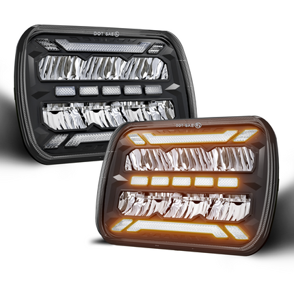 LED Headlight for Jeep Cherokee Wrangler Ford Chevy GMC Toyota Nissan Dodge etc