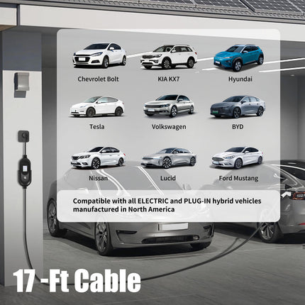 Level 1 Level 2 EV Charger for J1772 Electric Cars 16Amp 110V/240V