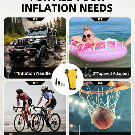 TopAutoGear 150PSI Tire Inflator Portable Air Compressor