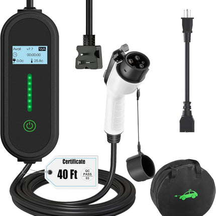 Level 1 Level 2 EV Charger for J1772 Electric Cars 16Amp 110V/240V