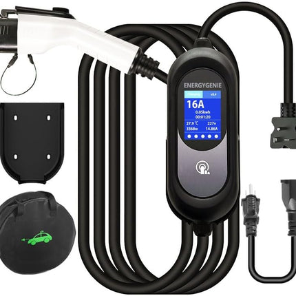 Level 1 Level 2 EV Charger for J1772 Electric Cars 16Amp 110V/240V