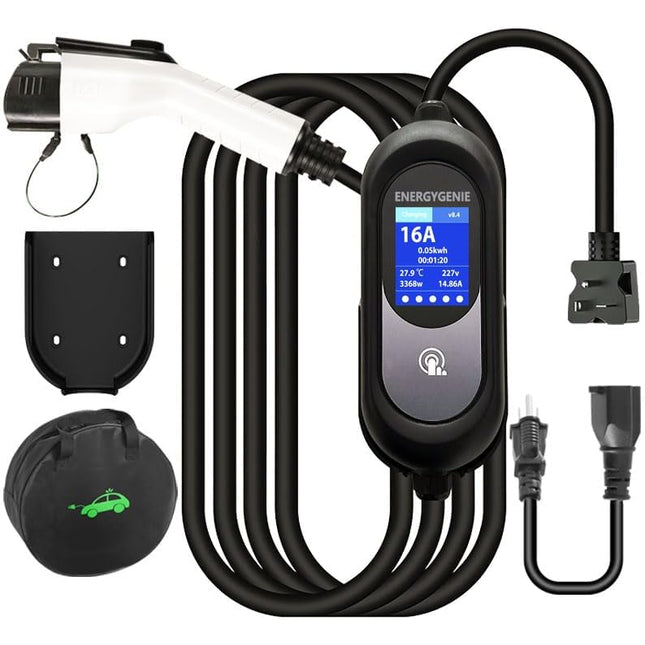 Level 1 Level 2 EV Charger for J1772 Electric Cars 16Amp 110V/240V