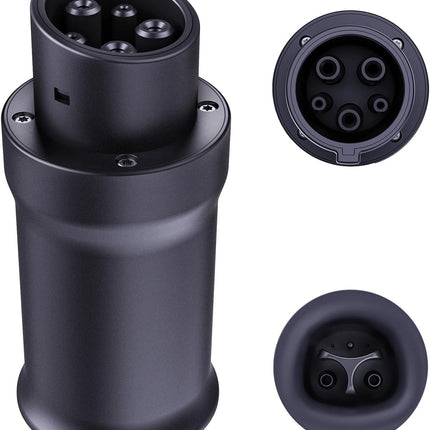 Tesla to J1772 Adapter,  (Max 80A, 250V) - Compatible With EVs & Home Chargers