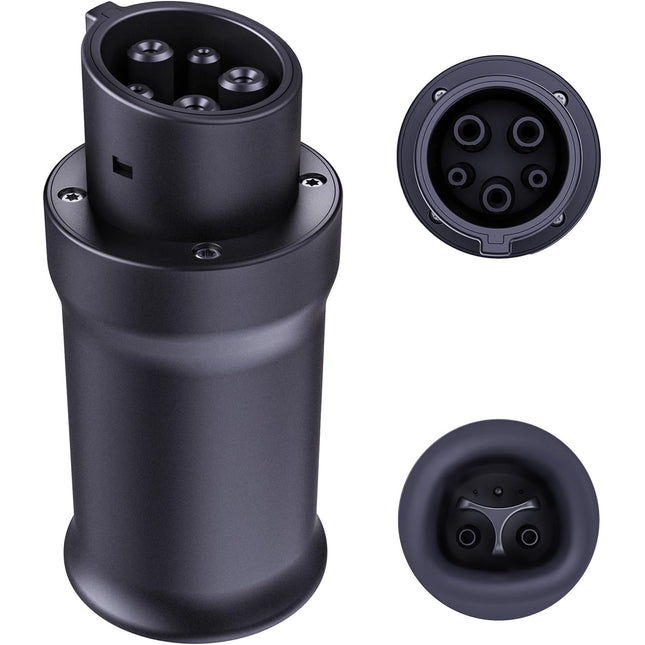 Tesla to J1772 Adapter,  (Max 80A, 250V) - Compatible With EVs & Home Chargers