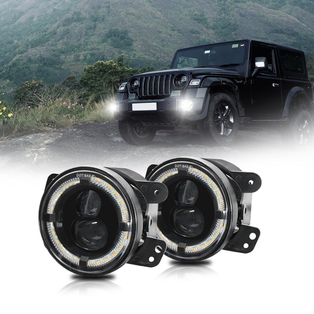 LED Fog Lights for Jeep Wrangler JK 2007-2018