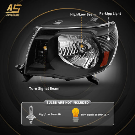 Headlight Assembly for 2005 -2011 Toyota Tacoma