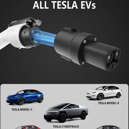 J1772 to Tesla Charger Adapter - Max 80A/250V AC