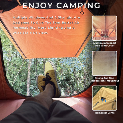 TopAutoGear Rooftop Tent for SUV & Truck Camping