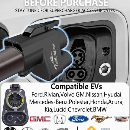 Tesla Supercharger Adapter NACS to CCS - 500 Amp / 1000V DC