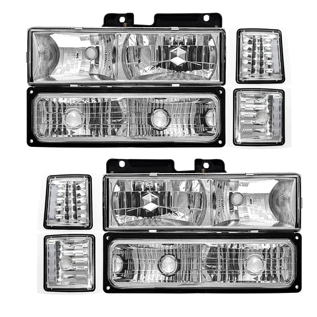 Headlight Assembly for 1994-1998 Chevy Silverado/Tahoe/Suburban/C10