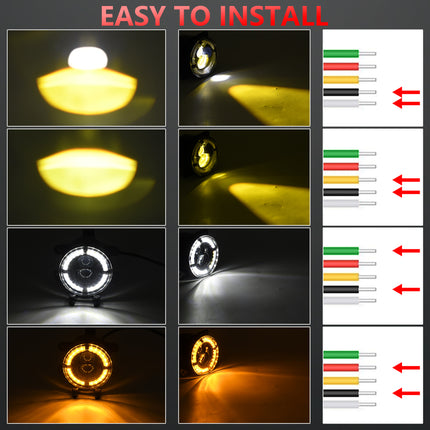 LED Fog Lights for Jeep Wrangler JK 2007-2018