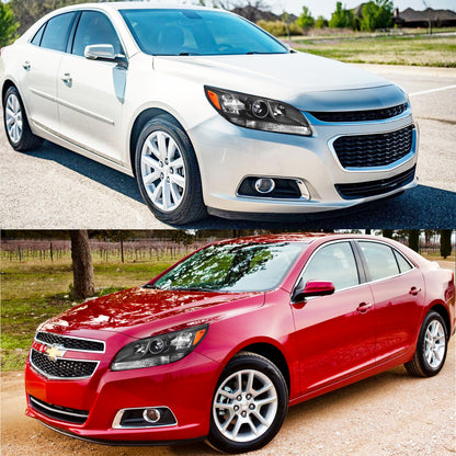 AS Headlight Assembly For 2013 2014 2015 Chevy Malibu Headlights Projector Headlamp Left+Right 13 14 15