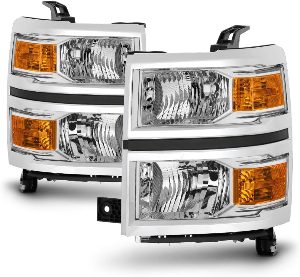 TopAutoGear Headlights for 2014 2015 Chevy Silverado 1500 Pickup Truck
