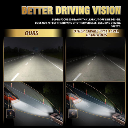 AS 2007 2008 2009 Toyota Camry Headlight Assembly Headlamps for 07 08 09 Camry Exclude Hybrid Projector Left and Right Pair - Chrome Housing Clear Len
