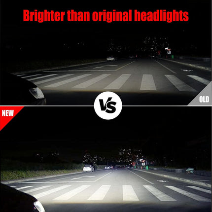 Headlight Assembly for 2008-2010 Ford F250 F350 F450 Super Duty, Pair