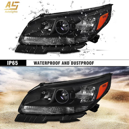 TopAutoGear Headlight Assembly For 2013-2015 Chevrolet Malibu / 2016 Chevrolet Malibu