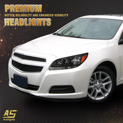TopAutoGear Headlight Assembly For 2013-2015 Chevrolet Malibu / 2016 Chevrolet Malibu