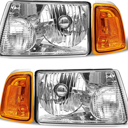TopAutoGear Headlight Assembly for 2001-2011 Ford Ranger
