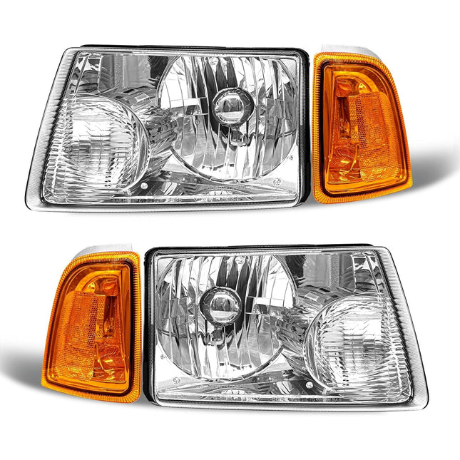 TopAutoGear Headlight Assembly for 2001-2011 Ford Ranger