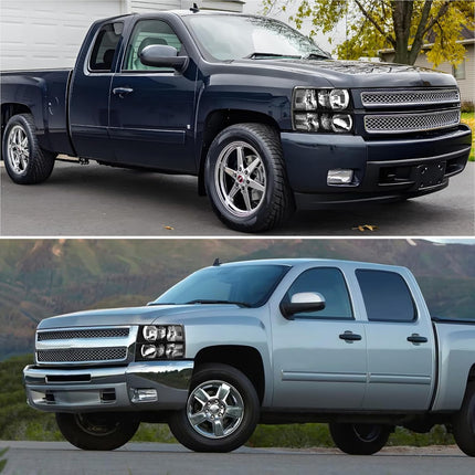 TopAutoGear Headlights for 2007-2014 Chevy Silverado 1500 2500HD 3500HD