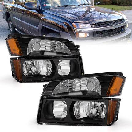 TopAutoGear Headlights for 2002-2006 Chevy Avalanche 1500 2500