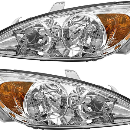 TopAutoGear Headlight Assembly for 2002-2004 Toyota Camry