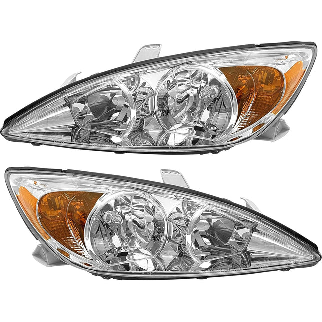 TopAutoGear Headlight Assembly for 2002-2004 Toyota Camry