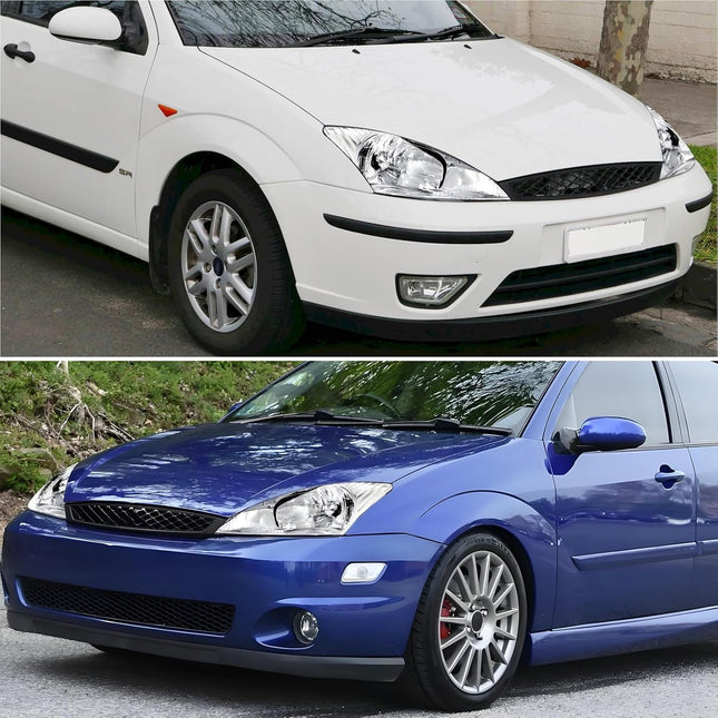 Headlight Assembly for 2000 2001 2002 2003 2004 Ford Focus Pair