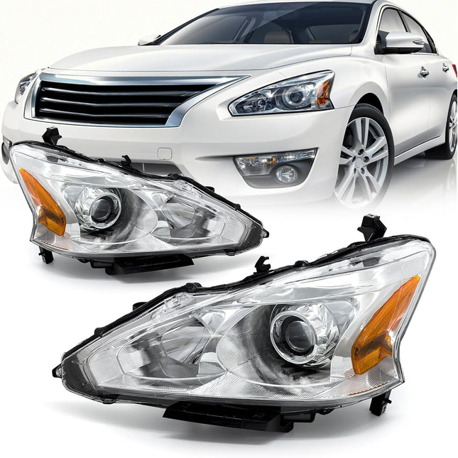 Headlight Assembly compatible with 2013-2015 Altima 4-Door Sedan