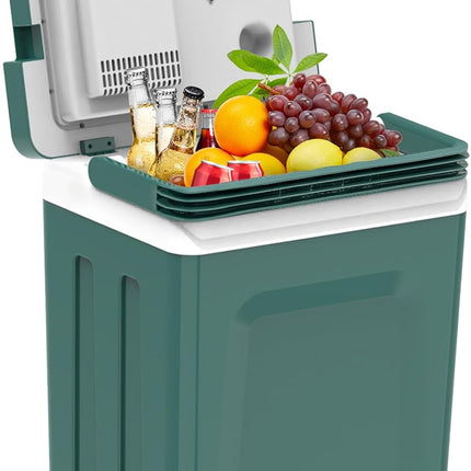 TopAutoGear 25L/26QT Portable Electric Cooler Army Green
