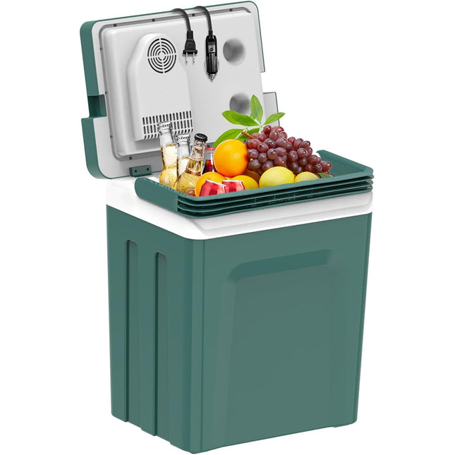 TopAutoGear 25L/26QT Portable Electric Cooler Army Green