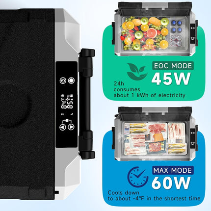 35L/37QT Portable Car Compressor Refrigerator 12 Volt with APP control