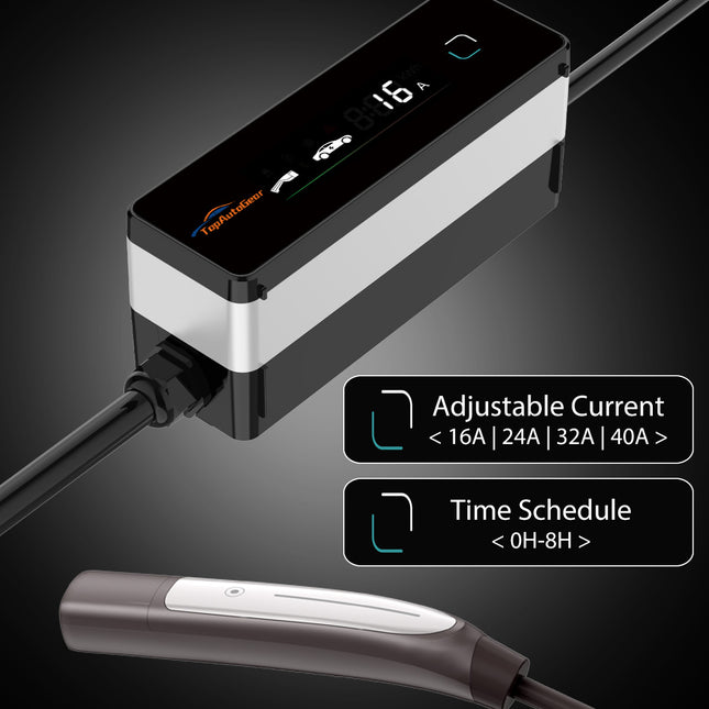 Level 1 Level 2 EV Charger for J1772 Electric Cars 16Amp 110V/240V