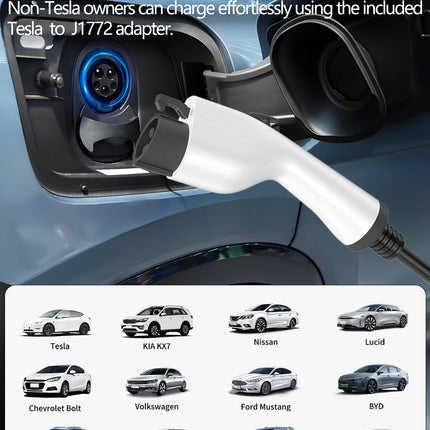 Level 1 Level 2 EV Charger for J1772 Electric Cars 16Amp 110V/240V