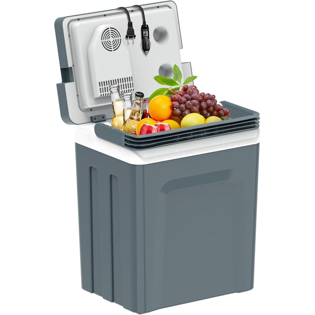 TopAutoGear 30L/31QT Portable Electric Cooler Grey