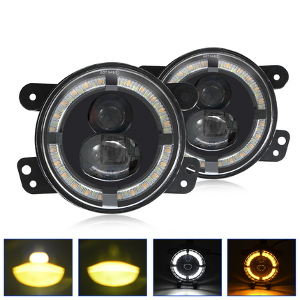 LED Fog Lights for Jeep Wrangler JK 2007-2018