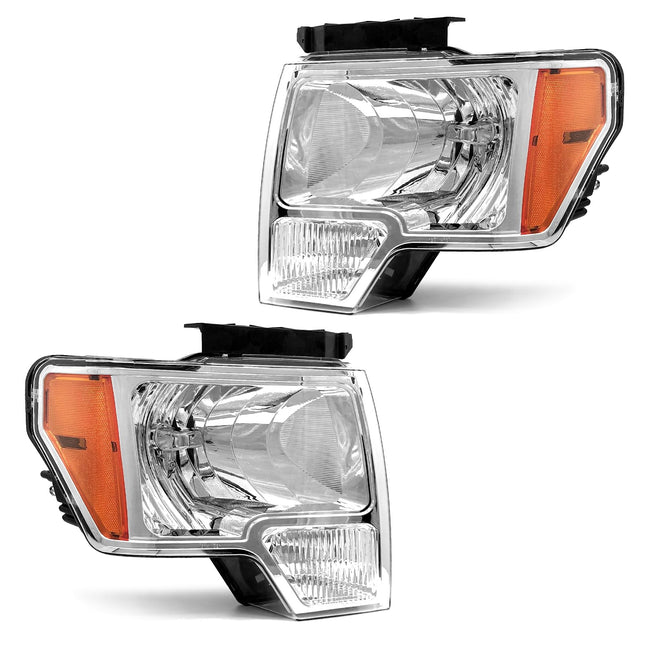 Headlight Assembly for 2009 2010 2011 2012 2013 2014 Ford F150 Pickup,  Pair