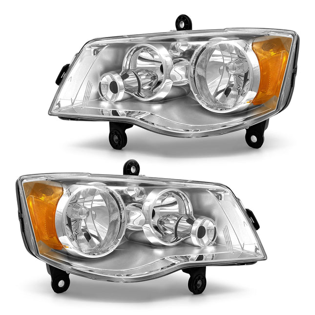 Headlight Assembly for 2011-2020 Dodge Grand Caravan / 08-16 Chrysler Town & Country