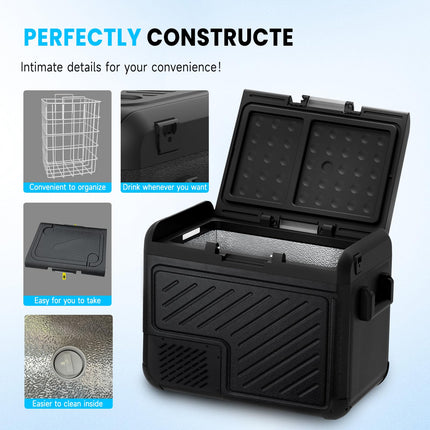 60L/63QT Portable Car Compressor Refrigerator 12 Volt