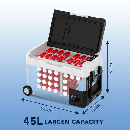 45L/47QT Portable Car Compressor Refrigerator 12 Volt with APP control