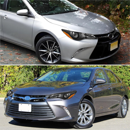 Headlight Assembly for 2015 2016 2017 Camry Black Pair