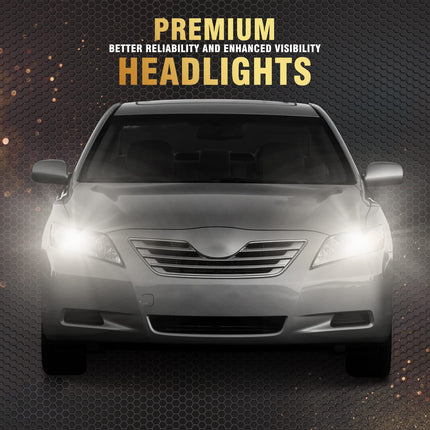 Headlight Assembly for 2007 2008 2009 Camry Black Pair
