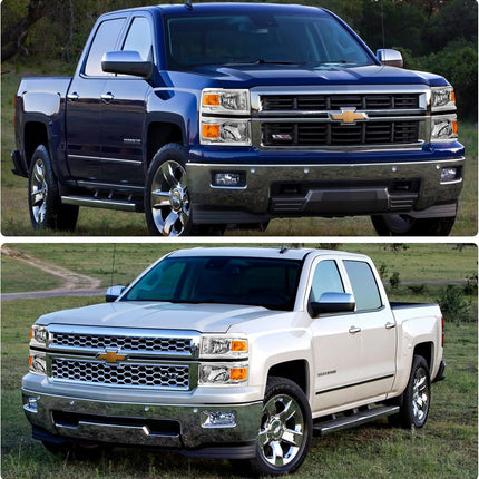 Headlight Assembly for 2014 2015 Silverado Clear Pair